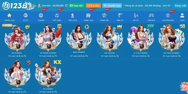 Chuyển khoản ngân hàng là cách phổ biến và tiện lợi hàng đầu khi nạp tiền 123B