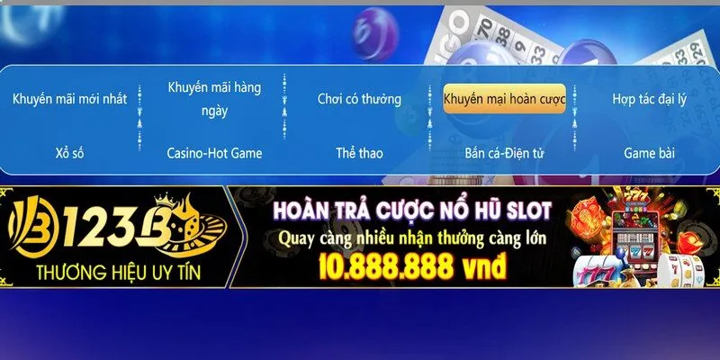 Tiêu chí nhận khuyến mãi thành công tại 123B là hội viên đã mở tài khoản